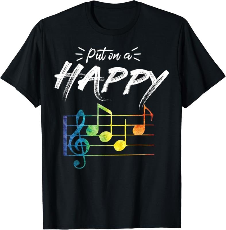 100% Cotton Vintage Put On Smiling Faces Music Lover Pun Tee Shirt Gift T-Shirt Hoodie, Sweatshirt | GrindPrints.com