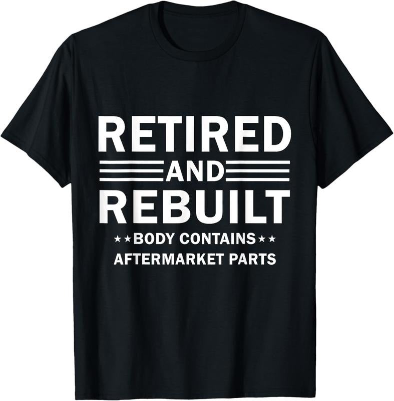 100% Cotton Vintage Retired And Rebuilt Body Contains Aftermarket Part T-Shirt Hoodie, Sweatshirt | GrindPrints.com