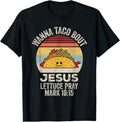 100% Cotton Vintage Retro Wanna Taco Bout Jesus Funny Taco Christian T-Shirt Hoodie, Sweatshirt | GrindPrints.com