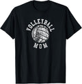 100% Cotton Vintage Volleyball Mom T-Shirts, Hoodie, Sweatshirt