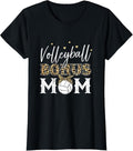 100% Cotton Volleyball Bonus Mom Step Mom Volleyball Mom T-Shirt Hoodie, Sweatshirt | GrindPrints.com