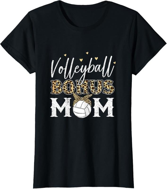 100% Cotton Volleyball Bonus Mom Step Mom Volleyball Mom T-Shirt Hoodie, Sweatshirt | GrindPrints.com