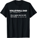100% Cotton Volleyball Dad Funny Definition Father Players T-Shirts, Hoodie, Sweatshirt