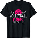 100% Cotton Volleyball Mama Funny Volleyball Lover Women Volleyball Mom T-Shirt Hoodie, Sweatshirt | GrindPrints.com