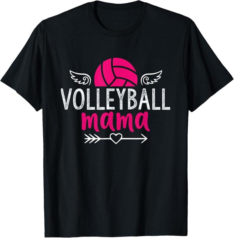 100% Cotton Volleyball Mama Funny Volleyball Lover Women Volleyball Mom T-Shirt Hoodie, Sweatshirt | GrindPrints.com