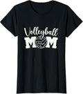 100% Cotton Volleyball Mom Cute Mom Life Volleyball Practice Cheer Mom T-Shirt Hoodie, Sweatshirt | GrindPrints.com