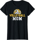 100% Cotton Volleyball Mom Gift Funny Sports Mom Mothers Day T-Shirt Hoodie, Sweatshirt | GrindPrints.com