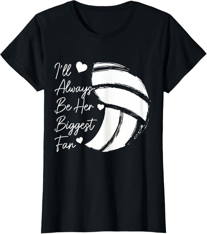 100% Cotton Volleyball Mom Her Biggest Fan Volleyball Daughter T-Shirt Hoodie, Sweatshirt | GrindPrints.com