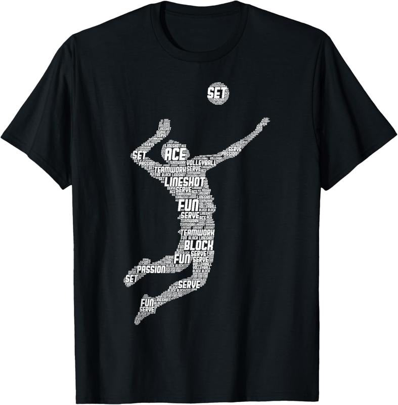 100% Cotton Volleyball Player Boys Youth Men T-Shirt Hoodie, Sweatshirt | GrindPrints.com