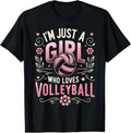 100% Cotton Volleyball Shirt For Teens Women Girl Who Loves Volleyball T-Shirt Hoodie, Sweatshirt | GrindPrints.com