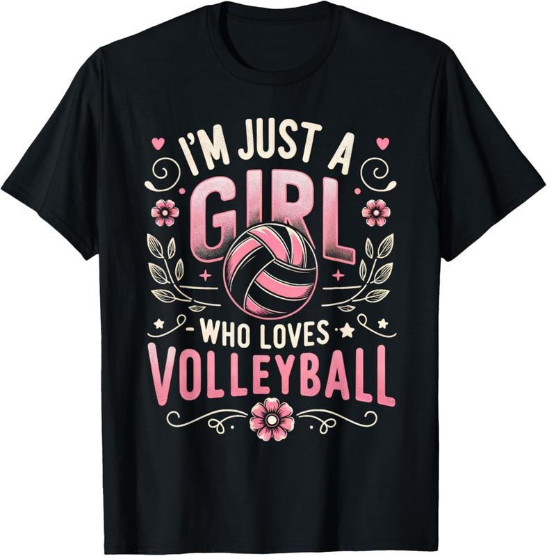 100% Cotton Volleyball Shirt For Teens Women Girl Who Loves Volleyball T-Shirt Hoodie, Sweatshirt | GrindPrints.com