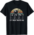 100% Cotton WASD 'S What Moves Me Funny PC Gamer Computer Nerd T-Shirts, Hoodie, Sweatshirt