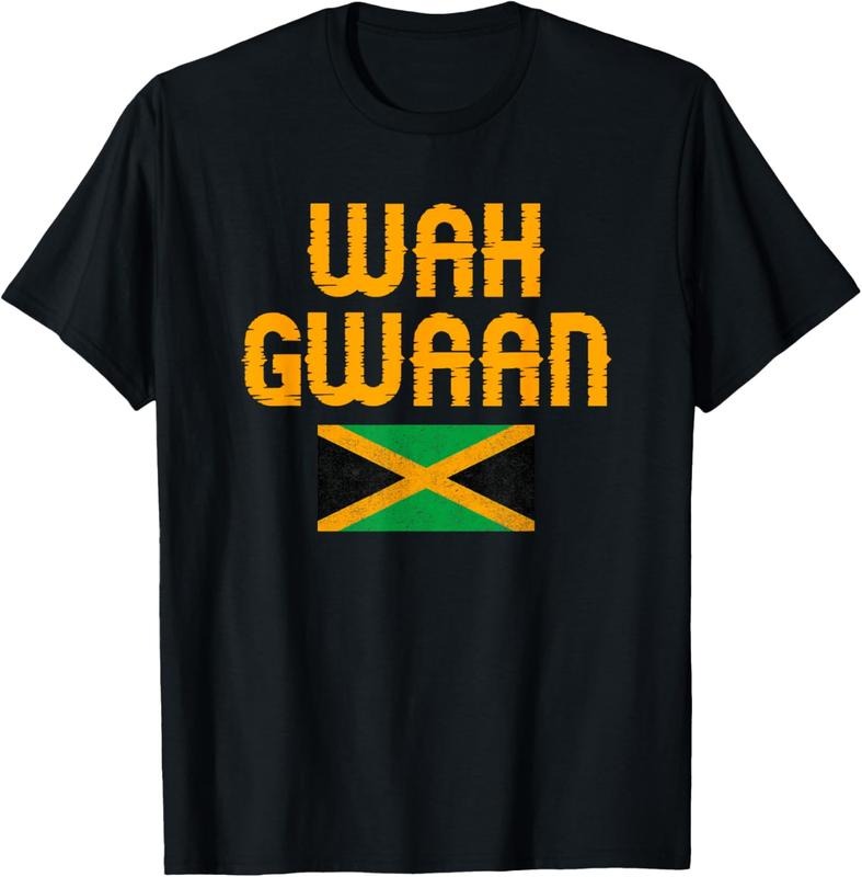 100% Cotton Wah Gwaan Jamaica T-Shirt Hoodie, Sweatshirt | GrindPrints.com