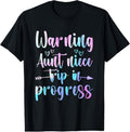 100% Cotton Warning Aunt Niece Trip In Progress Aunt Niece Trip Vacation T-Shirt Hoodie, Sweatshirt | GrindPrints.com