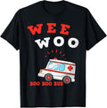 100% Cotton Wee Woo Boo Boo Bus Ambulance Funny EMS EMT Paramedic T-Shirts, Hoodie, Sweatshirt