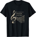 100% Cotton Where Words Fail Music Speaks Musical Music Notes T-Shirts, Hoodie, Sweatshirt