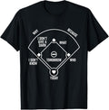 100% Cotton Who's on First Funny Baseball Positions Names Dark T-Shirt Hoodie, Sweatshirt | GrindPrints.com