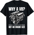 100% Cotton Why A V8 Because 2 Liters Is A Softdrink Not An Engine Car T-Shirt Hoodie, Sweatshirt | GrindPrints.com