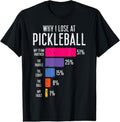100% Cotton Why I Lose Pickleball Funny Pickle Ball T-Shirts, Hoodie, Sweatshirt