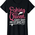 100% Cotton Women Fishing for Girls Fish Bass Fishing T-Shirt Hoodie, Sweatshirt | GrindPrints.com