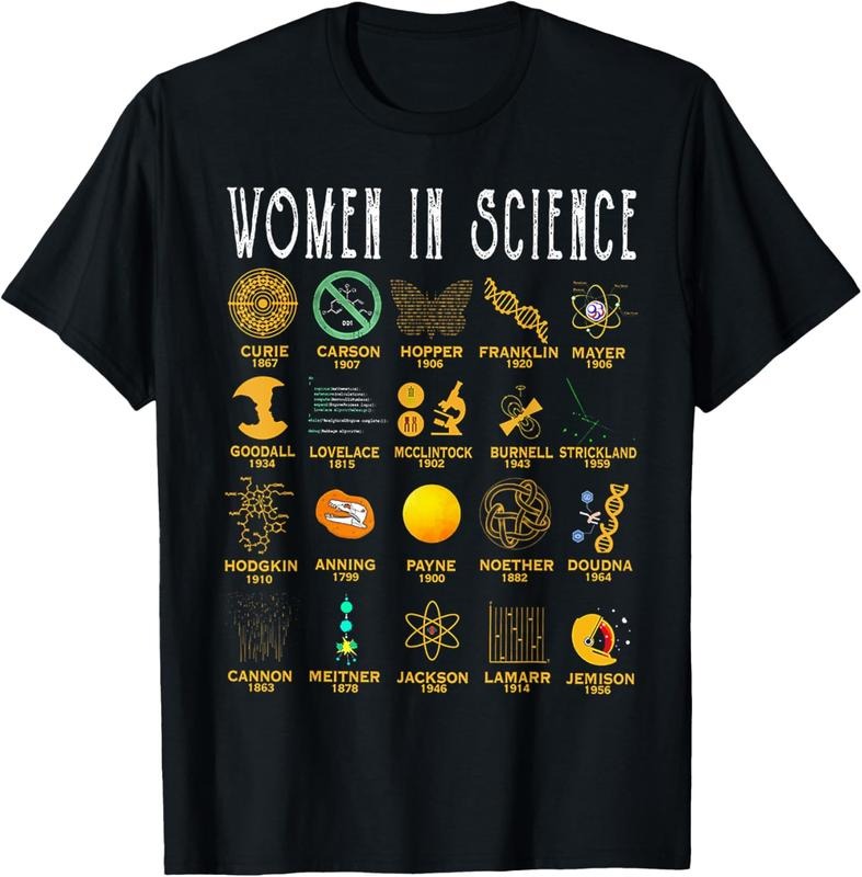 100% Cotton Women In Science T-Shirt Hoodie, Sweatshirt | GrindPrints.com
