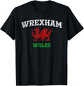 [100% Cotton]Wrexham Wales Retro Vintage T-Shirt Hoodie, Sweatshirt | GrindPrints.com