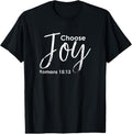 100% Cotton choose joy shirt women - christian gift T-Shirt Hoodie, Sweatshirt | GrindPrints.com