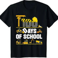 100 Day School Shirt 100 Days School Construction Vehicle Funny Casual Basic Smooth T-Shirts, Hoodie, Sweatshirt