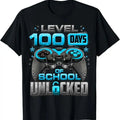 100 Day of School Shirt, Level 100 Days Of School Unlocked Funny T-Shirt