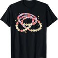 100 Day of School Shirt, Little Girl 100 Days Of School Friendship Bracelet Funny T-Shirt