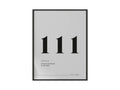 111 Angel Number Wall Art Print, Angel Number Poster, Dorm Room Decor, Gifts For Bestie Bff Bedroom Decor, Poster Prints...