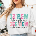 12 New Chapters 365 New Chances New Year 2025 Shirt Happy New Year 2025 Shirt New Year Crew 2025 Shirt T-Shirts, Hoodie, Sweatshirt