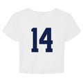 14 Graphic Cropped Summer Casual T-Shirt Hoodie, Sweatshirt | GrindPrints.com