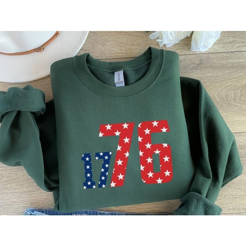 1776 America Independence Day 4th July Patriotic Printed Comfy Color Retro Shirt Daughter T-Shirts, Hoodie, Sweatshirt