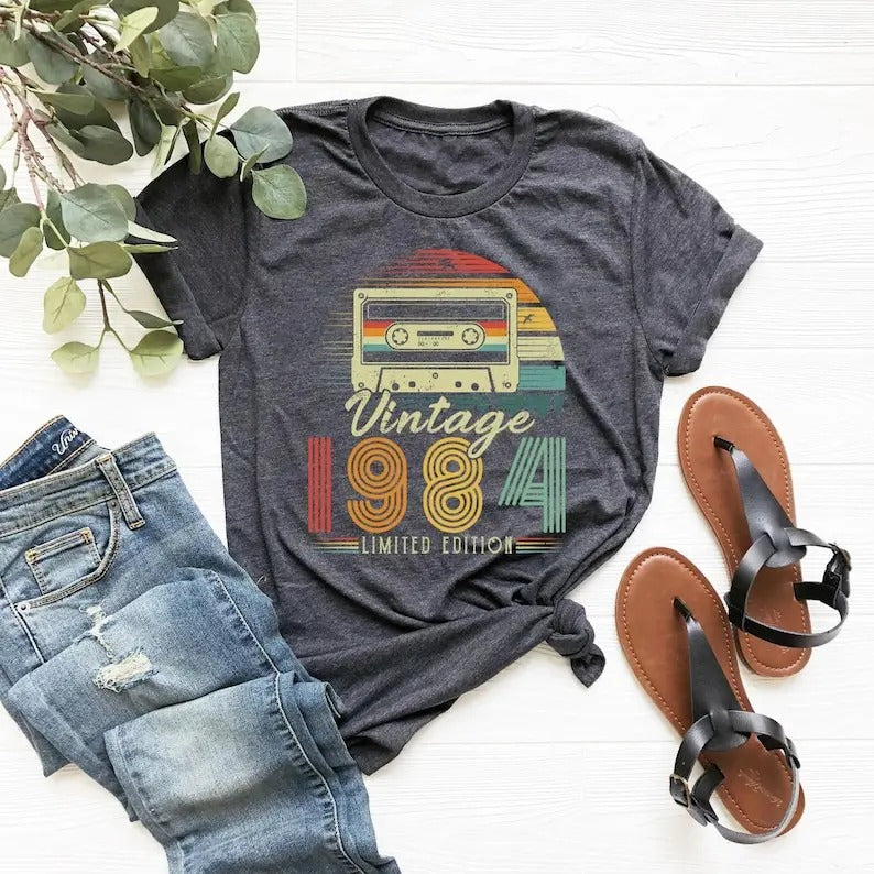 1984 Vintage Shirt, 1984 Birthday Shirt, 39th Birthday Gift, 39th Birthday Gift Shirt, 1984 Vintage Tee,1984 Retro...
