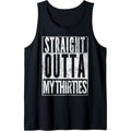 1985 Straight Outta My Thirties 40th BIRTHDAY Gift 40 Years Tank Top MADE IN USA T-Shirts, Hoodie, Sweatshirt