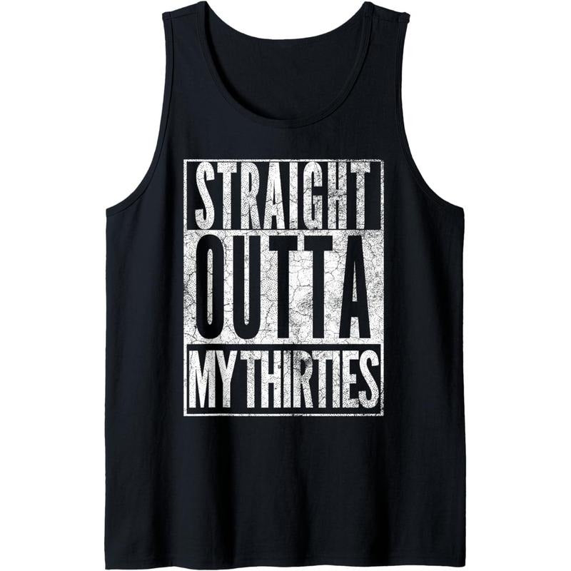 1985 Straight Outta My Thirties 40th BIRTHDAY Gift 40 Years Tank Top MADE IN USA T-Shirts, Hoodie, Sweatshirt