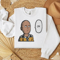 1PM OK Embroidered Sweatshirt, 1PM Main Character Shirt, Funny Meme Embroidered T-Shirt Hoodie | GrindPrints.com