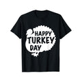 1pc Men'S Thanksgiving Turkey T-Shirt - Casual Crew Neck, Cotton Printed Short Sleeve, All-Season Comfort, Slight Stretch...