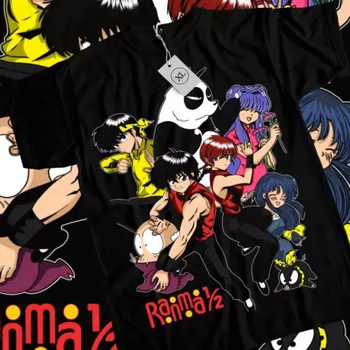 Shampoo Rumiko T-shirt Takahashi Ranma 1/2 Girl Kawai Funny Black Shirt All Size Hoodie, Sweatshirt | GrindPrints.com