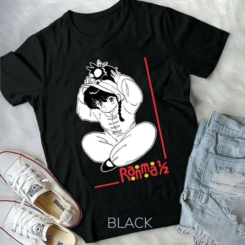 Ranma 1/2 Nibun-no-Ichi Japanese Inspired by Anime Illustration unisex Shirt Hoodie, Sweatshirt | GrindPrints.com