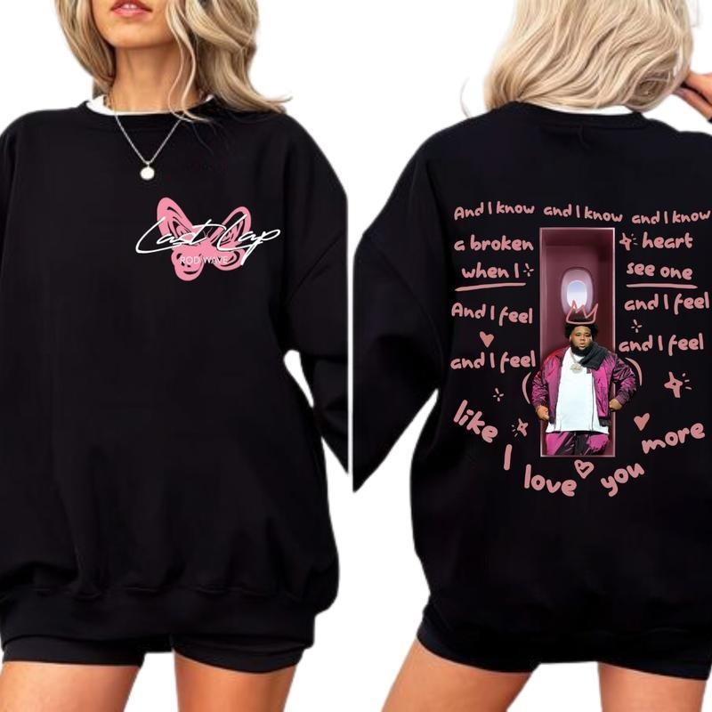 2-Sided Rod Wave New Song Lyrics Shirts - RW New Album Merch | Official Concert T-Shirt, Sweatshirt, Hoodie Fabric Unisex