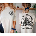 2 Sided, I Look Better Bent Over a Book T-Shirt, Bent Over A Book, Smut Reader Shirt Humorous Book Shirt, Smut Gift, Smut...