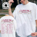 2 Sided, I Love You In Bridgerton Version T-Shirt, Royal Romance Series TShirt, Spill the Tea Tee, Movie Fans Gift, Easy...