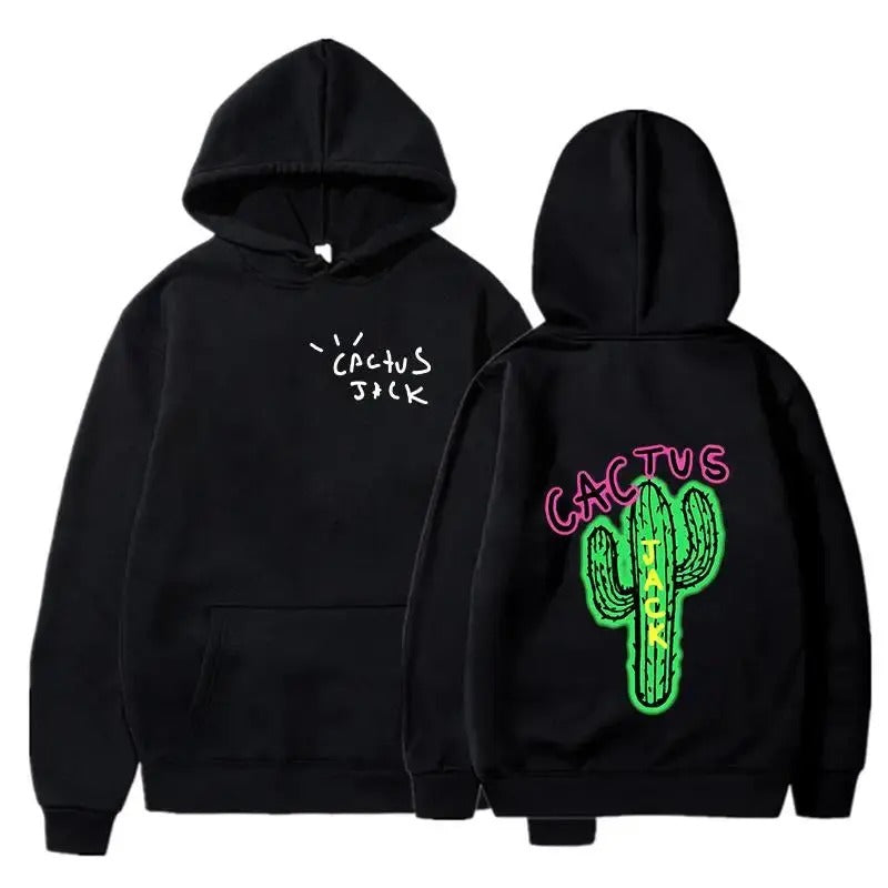 2 Sides Cactus Jack Hip Hop Hoodie, Gift For Fan, Gift For Her, Gift For Him T-Shirts, Sweatshirt | GrindPrints.com
