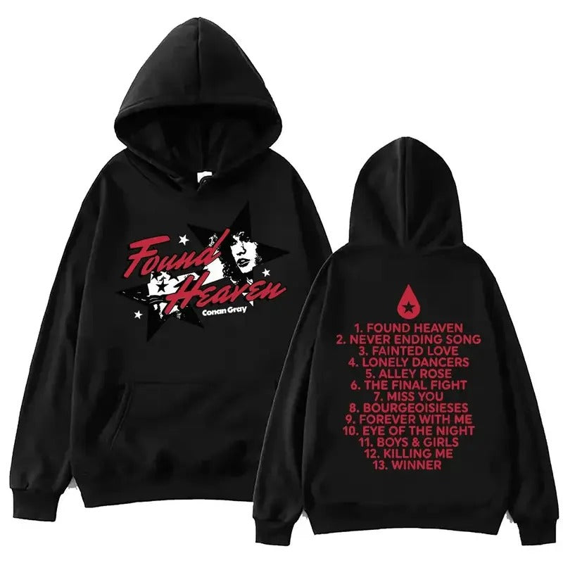 2 Sides Conan Gray Found Heaven Hoodie, Gift For Fan, Gift For Her, Gift For Him T-Shirts, Sweatshirt | GrindPrints.com