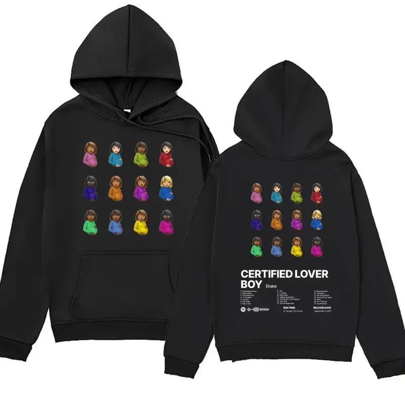 2 Sides Drake Certified Lover Boy Hoodie, Gift For Fan, Gift For Her, Gift For Him T-Shirts, Sweatshirt | GrindPrints.com