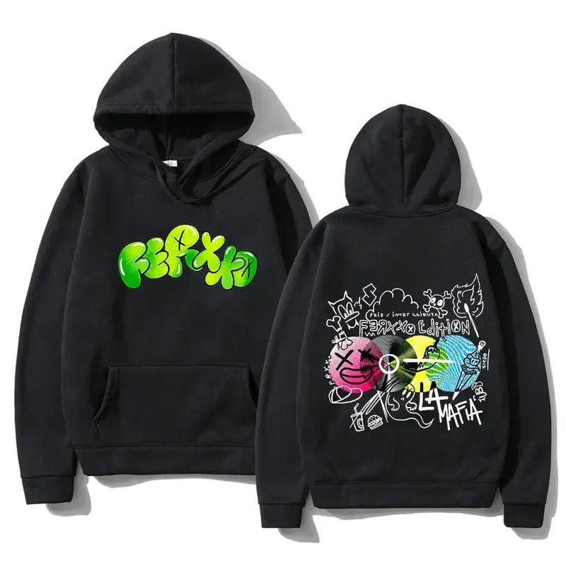 2 Sides Feid Ferxxo Hoodie, Gift For Fan, Gift For Her, Gift For Him T-Shirts, Sweatshirt | GrindPrints.com