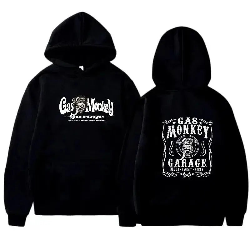 2 Sides Gas Monkey Garage Hoodie, Gift For Fan, Gift For Her, Gift For Him T-Shirts, Sweatshirt | GrindPrints.com