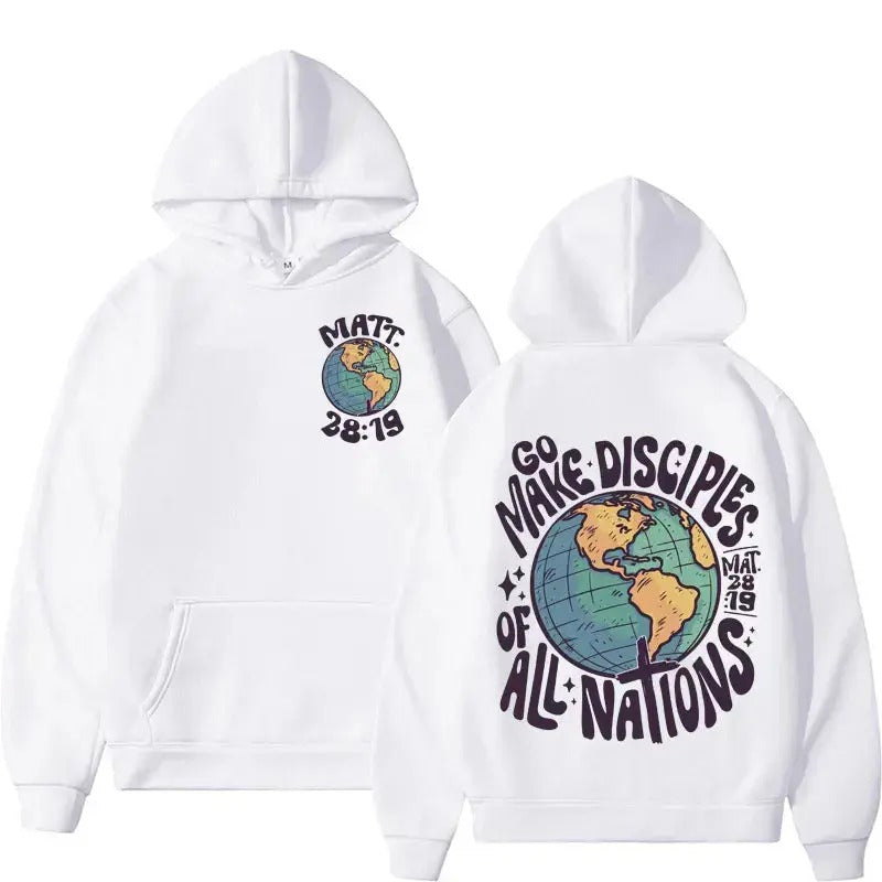 2 Sides Go Make Disciples Hoodie, Gift For Fan, Gift For Her, Gift For Him T-Shirts, Sweatshirt | GrindPrints.com
